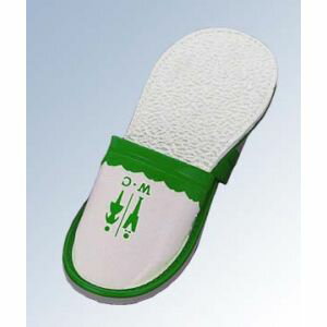 【江部松商事 EBM】EBM スリッパ 前閉じ S-1290T M 26cm ライトグリーン 011 江部松商事