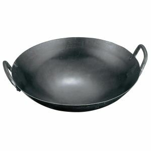 【江部松商事 EB】EBM 山田 鉄 打出 中華両手鍋 30cm 板厚1.2mm 江部松商事