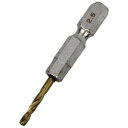 【SK11】SK11 六角軸Tin鉄ドリル 極短 2.5mm