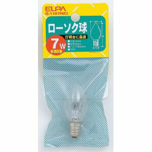 【朝日電器 エルパ ELPA】エルパ G-1107H C ローソク球 ELPA 朝日電器 【朝日電器 エルパ ELPA】エルパ G-1107H C ローソク球 ELPA 朝日電器