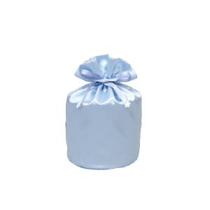 【東京ローソク おもいでのあかし】ペット 骨壺袋 仏具 サテン袋 ブルー 4寸 PMA00435