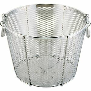 【三宝産業 YUKIWA】ユキワ UK パンチング 揚げザル 深型 42cm 補強付 三宝産業