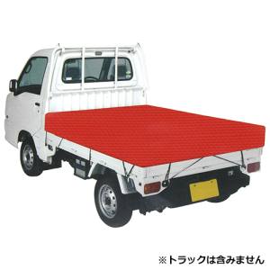 多彩なカラーバリエーションを持つ軽量トラックシートです。トラックの荷台カバー。軽量でしなやかな風合いで扱いやすいです。焼却時のダイオキシン類の発生を抑え地球にやさしい素材です。1号・軽トラック用平張りタイプ。サイズ：約1.9m×2.1m。ゴムバンド10本付き。トラックの荷台カバーとして最適です。製品のサイズには多少のバラつきがあります。懸吊布材、墜落防止材、ハンモックとしての使用はしないで下さい。破れて墜落や転落などの事故につながるおそれがあります。