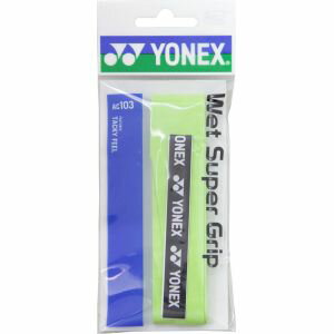 【ヨネックス YONEX】ヨネックス ウェットスーパーグリップ1P シトラスグリーン AC103 309 YONEX