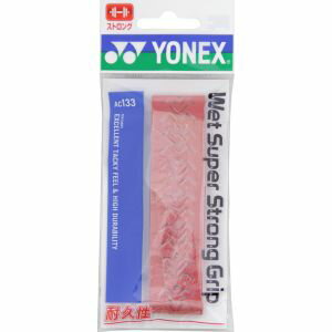 【ヨネックス YONEX】ヨネックス ウェットスーパーストロンググリップ ワインレッド AC133 037 YONEX