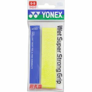 【ヨネックス YONEX】ヨネックス ウェットスーパーストロンググリップ イエロー AC133 004 YONEX