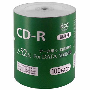 ڥϥǥ HI DISCۥϥǥ CR80GP100_BULK CD-R CDR 700MB ǡ 100 