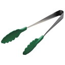 【田辺金具】田辺金具 抗菌 耐熱 カラートング 中 250mm 緑