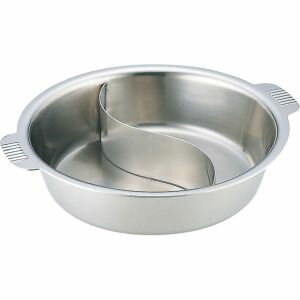 【和田助製作所】和田助製作所 SW ステンレス 電磁 ちり鍋 2仕切り 33cm