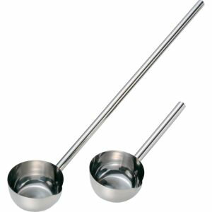 【神子島製作所 kagoshima】神子島製作所 桃印 18-8 ひしゃく パイプ 柄口付き 24cm 25cm柄 柄杓