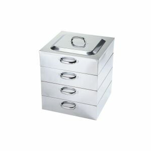 送料無料！！【神子島製作所 kagoshima】神子島製作所 PE 電磁調理器 角蒸器 3段 33cm 角型蒸器（IH対応）【smtb-u】