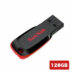 【サンディスク SanDisk 海外パッケージ】サンディスク USBメモリ 128GB SDCZ50-128G-B35 USB2.0対応
