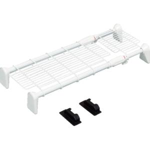 【アイリスオーヤマ】アイリスオーヤマ H-J-M55 超強力伸縮メッシュ棚 ホワイト 247695