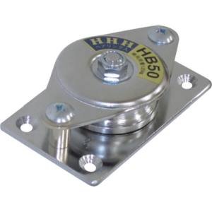 【スリーエッチ HHH】スリーエッチ HS25 ステンレス固定滑車 よこ型 1車 25mm HHH