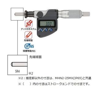 【ミツトヨ Mitutoyo】ミツトヨ MHN4-25MX デジマチックマイクロメータヘッド 350-254-30