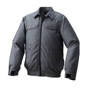 【空調服】空調服 KU91950C69S2 綿 ポリ混紡ヘリンボーン空調服 ウェアのみ チャコール M