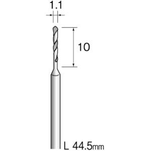 【ミニター ミニモ Minimo】ミニター ミニモ KA1007 スチールドリル φ1.1 10本入