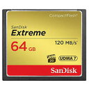 【サンディスク SanDisk 海外パッケージ】サンディスク CFカード 64GB SDCFXSB-064G-G46 コンパクトフラッシュ