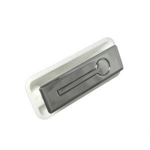 【アイワ金属 AIWA】アイワ金属 AP-697C 半回転取手 裏カバー付 クローム 1個入