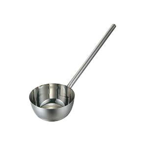 Soup Ladle （Holed） - 【神子島製作所 kagoshima】神子島製作所 桃印 18-8 パイプ柄 ひしゃく 24cm 柄25cm 柄杓