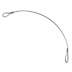 【ニッサチェイン】ニッサチェイン Y-61 鉄-透明コート カットワイヤー 545mm