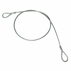 【ニッサチェイン】ニッサチェイン Y-62 鉄-透明コート カットワイヤー 1040mm