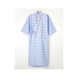 【ナガイレーベン】ナガイレーベン PG1400 患者衣 ゆかた型 ブルー ELサイズ