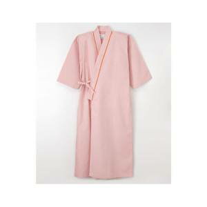 【ナガイレーベン】ナガイレーベン SサイズG1440 患者衣 ゆかた型 ピンク ELサイズ