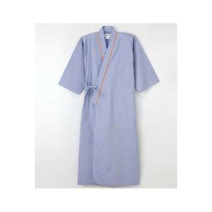 【ナガイレーベン】ナガイレーベン SサイズG1440 患者衣 ゆかた型 ブルー Lサイズ
