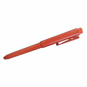【バーテック BURRTEC】バーテック 66216301 バーキンタ ボールペン J802 本体 赤 インク 赤 BCPN-J802 RR