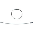 【ニッサチェイン】ニッサチェイン TKY-120 キーワイヤー 120mm 10本入