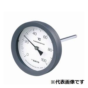 佐藤計量器 BM-T-100P-100150 バイメタル温度計 100℃-L=150/2080-16