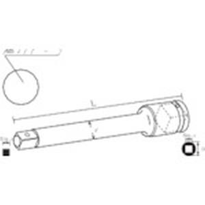 【長堀工業 ナック】ナック 410E エクステンションバー 差込角12.7x100L