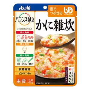 【アサヒグループ食品 Asahi】アサヒ バランス献立 かに雑炊 105g