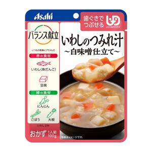 【アサヒグループ食品 Asahi】アサヒ バランス献立 いわしのつみれ汁 白味味噌仕立て 100g