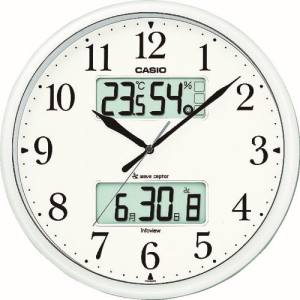 カシオ 掛け時計 【カシオ CASIO】カシオ ITM-660NJ-8JF 電波掛け時計 直径350mm