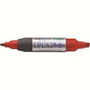 【三菱鉛筆 uni】三菱鉛筆 PA152TR.15 油性ツインマーカー細字丸芯太字角芯 赤
