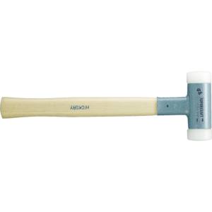 【ロームヘルドハルダー HALDER】HALDER 3366.045 スーパークラフトハンマー ヒッコリー製ハンドル付ナイロン白 頭径4 ロームヘルド ハルダー