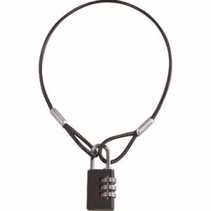 【清水 SOL】清水 3180-30S ワイヤー&パドロックダイヤル錠タイプ 545mm