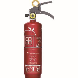 キッチンアイ MVF−1HAR ルビーレッド│消火器・消火剤