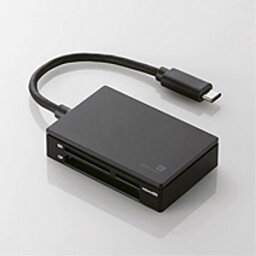 【エレコム(ELECOM)】メモリリーダライタ/USB Type-Cコネクタ/USB3.1 Gen1/SD+MS+CF+XD/ブラック MR3C-A010BK