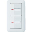 【パナソニック Panasonic】パナソニック WTP50412WP コスモワイド埋込パイロット ほたるダブルスイッチB Panasonic