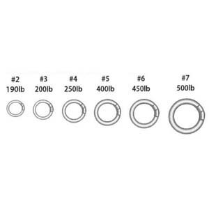 【ヤリエ YARIE】ヤリエ 535 ジグリング #2 190Lb 9個入(4)