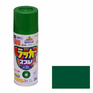 【アサヒペン】アサヒペン アスペンラッカースプレー 300ml ミドリ
