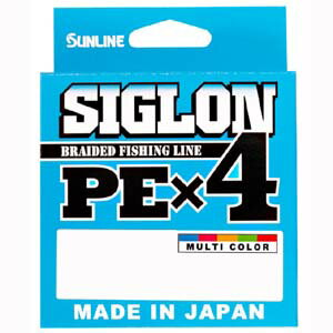 【サンライン SUNLINE】サンライン シグロン PE 4 マルチカラー 300m 3号