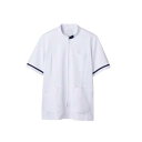 【住商モンブラン】住商モンブラン 72-858 ジャケット メンズ 半袖 白 ネイビー Sサイズ