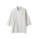 【住商モンブラン】住商モンブラン 6-575 コックジャケット兼用 7分袖 グレー M 男女兼用