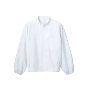 【住商モンブラン】住商モンブラン 8-701 ジャンパー 兼用 長袖 白 LL 男女兼用