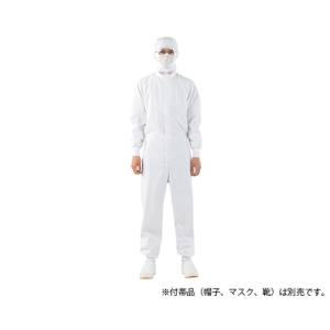 【住商モンブラン】住商モンブラン DF8901-2 オーバーオール 兼用 長袖 白 S 男女兼用