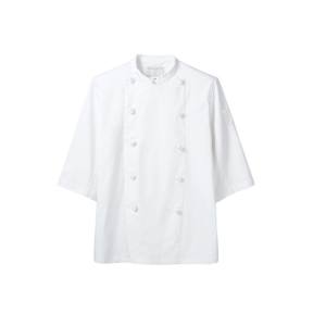 【住商モンブラン】住商モンブラン KS6623-2 コックコート 兼用 7分袖 白 M 男女兼用